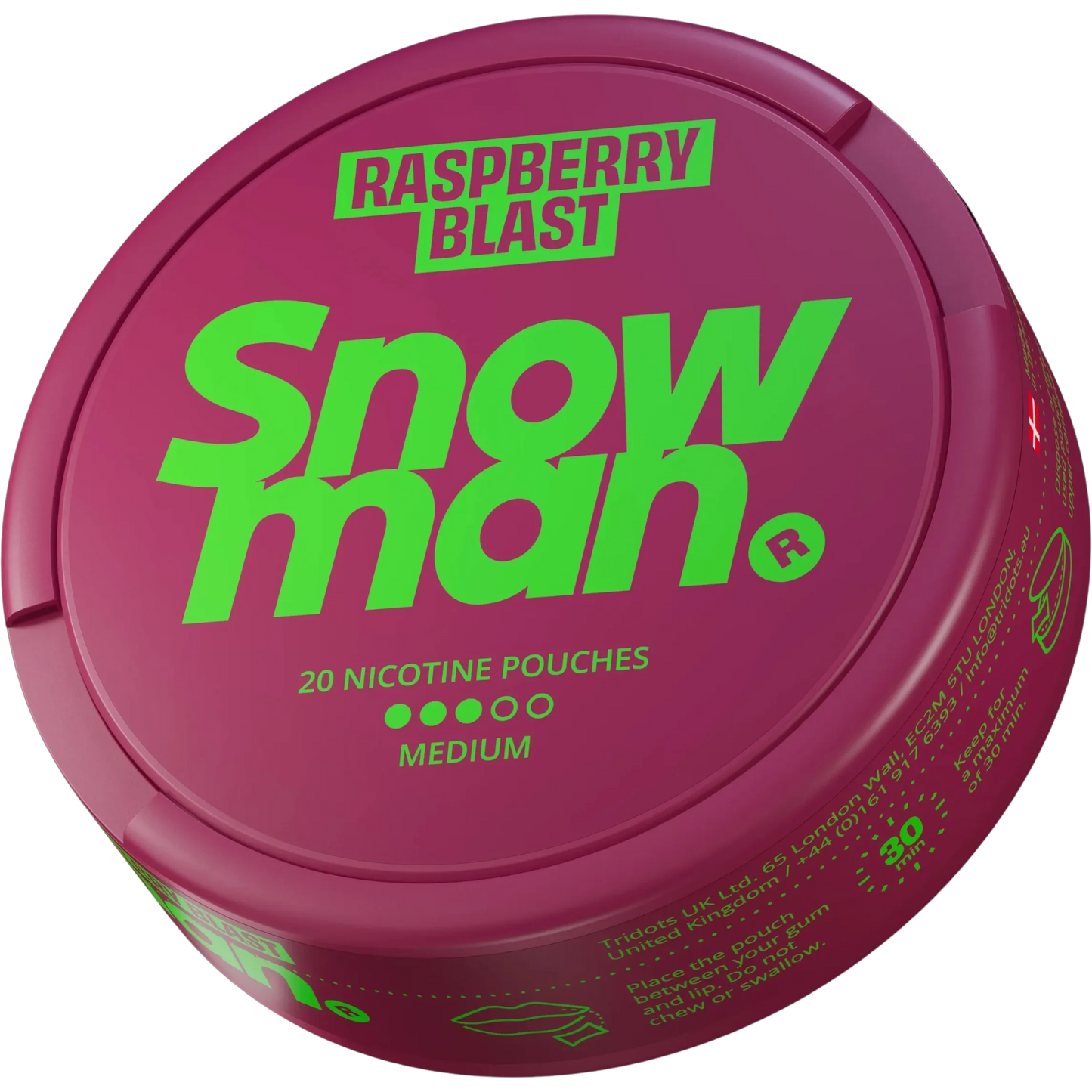 12 MG Snowman Raspberry Blast