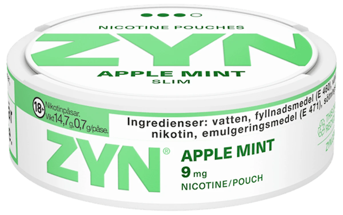 9 MG ZYN Apple Mint